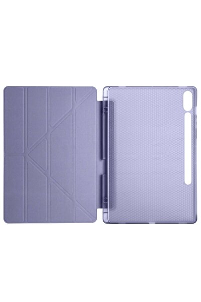 redmud teknoloji حافظة متوافقة مع سامسونج جالاكسي تاب S10 / S9 / S9fe Plus مقاس 12.4 بوصة مع حامل مثلث ومقصورة قلم