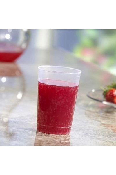kidspartim Transparent Cocktail Glass - 175 ML, Pack of 10