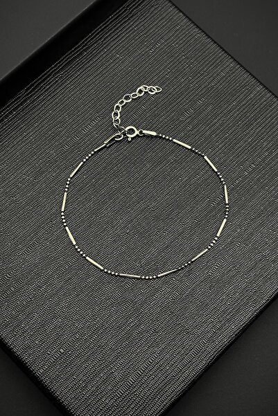 FRNCH 925 Ayar Gümüş İtalyan Model Gümüş Renk Erkek Bileklik FRJ12193-3193-A