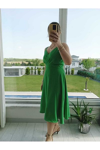 BEBE PLUS Double Breasted Collar Strap Midi Dress