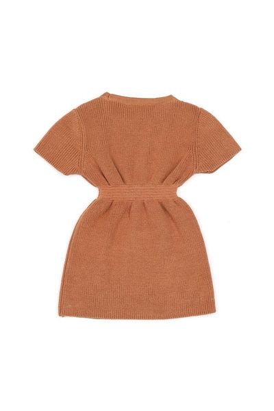 Baboo Brown Organic Cotton Baby and Children's Knitted Dress