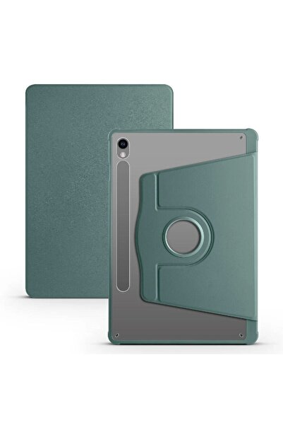 SBY TEKNOLOJİ حافظة متوافقة مع Samsung Tab S9 مع حامل قابل للدوران مع حجرة قل...