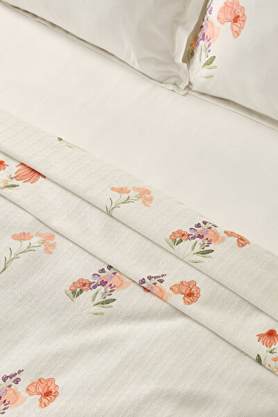 Doqu Home Lara Pike Takımı Ahsen Tek Kişilik - Beyaz