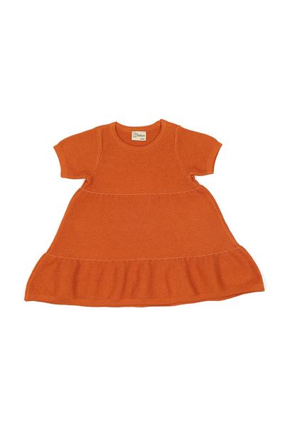 Baboo Cinnamon Color Organic Cotton Baby and Kids Summer Spring Dress