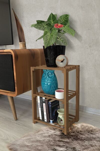 Grootland Ahşap Çok Amaçlı Raf/kitaplık/ayakkabılık Küçük