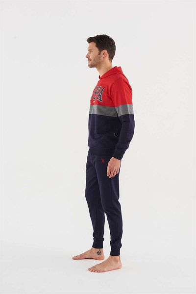 U.S. Polo Assn. Ανδρικό Σετ Πιτζάμες Κόκκινο