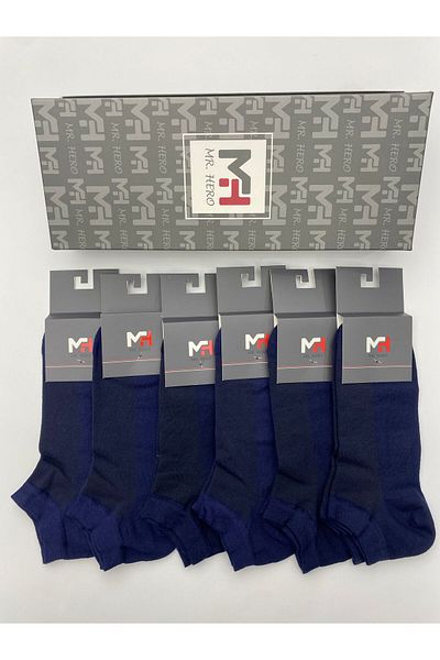 MRHERO Комплект унисекс бамбукови чорапи Lacoste от 6 части, неплъзгащи се