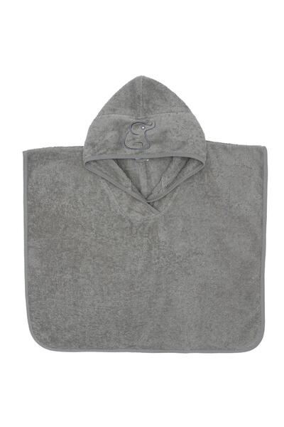 Baboo Panço Organik Pamuk Gri Bebek ve Çocuk Havlu Beden: 4-6 Yaş