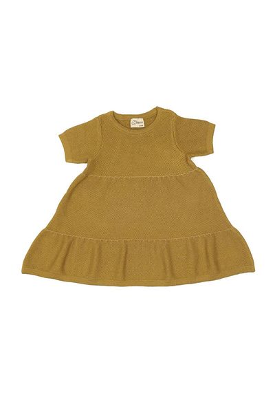 Baboo Green Organic Cotton Baby and Children's Dress - Summer and Spring