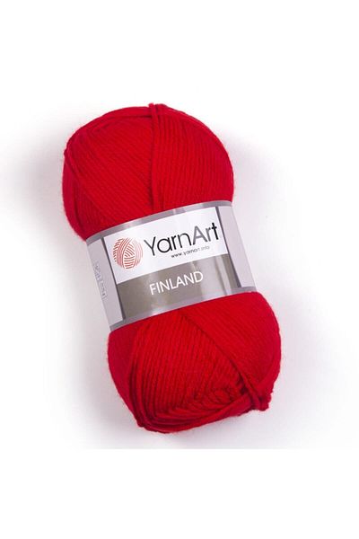 Yarnart Finland - Hand Knitted Thread Red-41