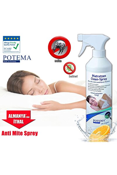 POTEMA Anti Mite Toz Akar Spreyi-Alerjik Reaksiyona karşı Özel Yatak Temizleme 330 ml Almanya'dan İthal