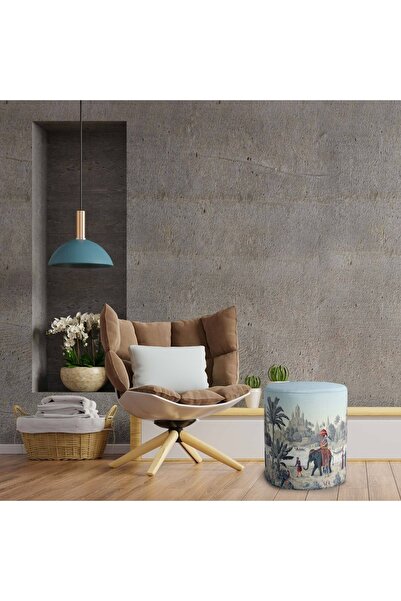 Adawall Otantik Manzara Tasarımlı Puf