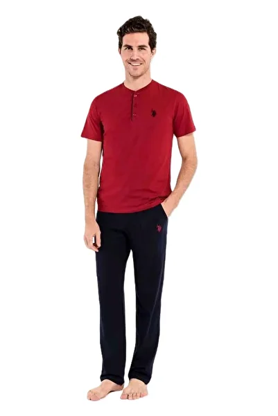 U.S. Polo Assn. Men's 3-Piece Groom's Dowry Pajamas Set