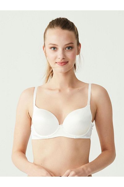U.S. Polo Assn. - Women's Ecru Hollow Eared Bra 66140