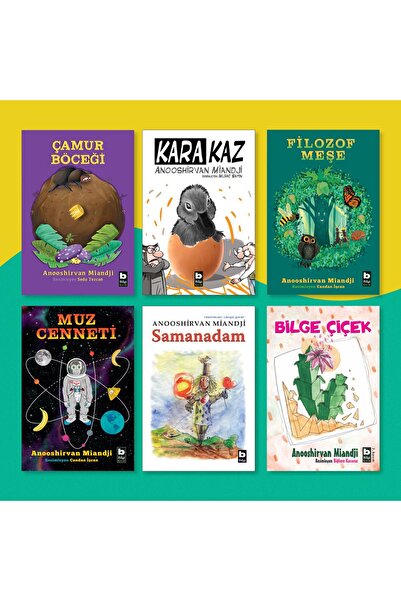 Bilgi Yayınevi Anooshirvan Miandji Çocuklar İçin Felsefe Seti (6 Kitap)