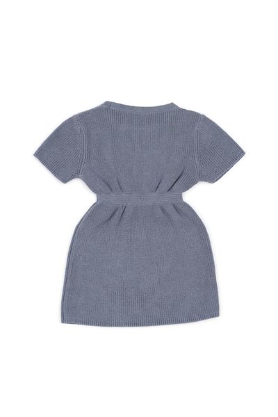 Baboo Blue Organic Cotton Baby and Children's Knitted Dress