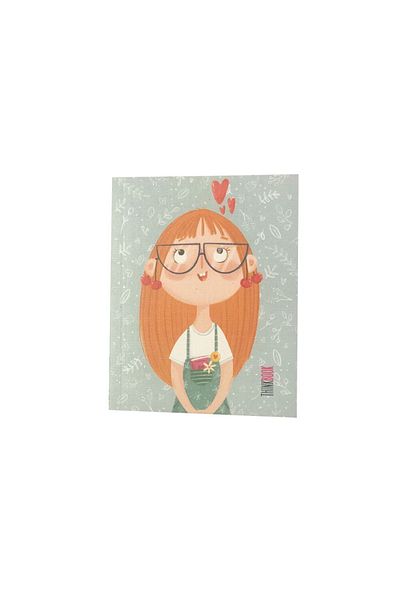 Thinkbook Seria Minnak - Caiet Necăptușit Color Cherry Love 14x11 Cm