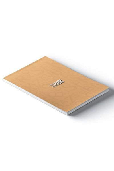 Thinkbook Orange A5 Memo Pad - 13.5x19.5 Cm