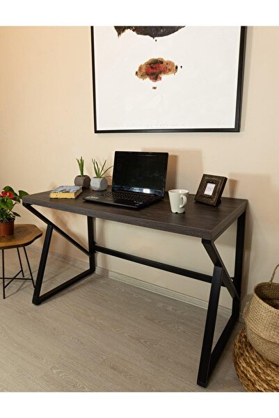 Mavienerji Dekoratif Çalışma Masası Ofis Ve Büro Laptop Bilgisayar Masası Metal
