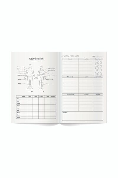 DEFFTER Caiet de nutriție sănătoasă