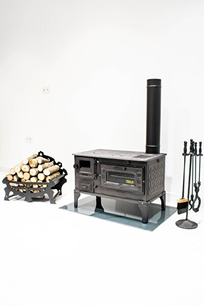 özçanci ( Ürün Ağırlığı : 48 KG ) Cam Kapak Takma Ayak Döküm Estetik Kuzine S...