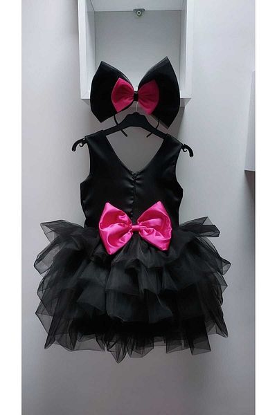 babysmile Black Pink Girl's Dress
