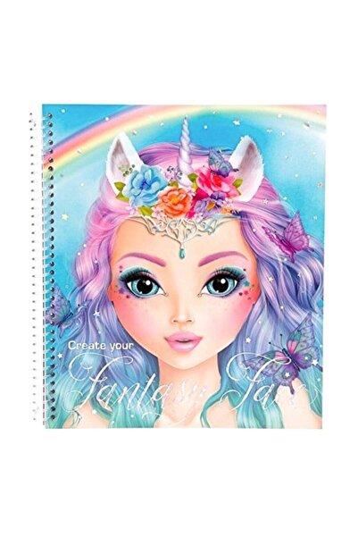 Top Model Fantasy Yüz Boyama Kitabı 5298