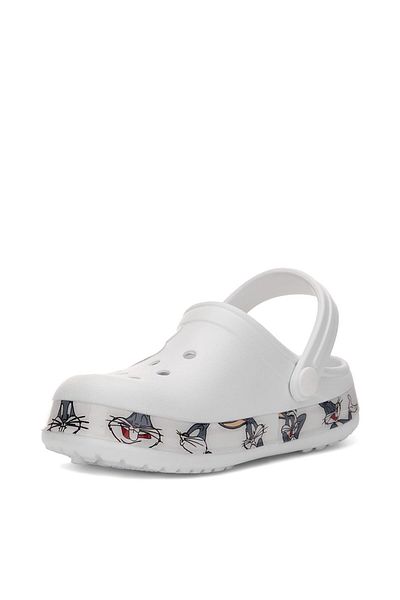 AlbiShoes Bugs Bunny Patterned Unisex Kids Crocs - Non-Slip Sole Beach and Pool Sandals