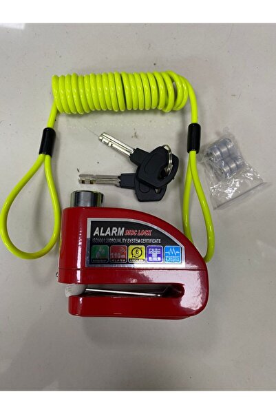 ESPADA Motosiklet Alarmlı Disk Kilidi (hatırlatma Kablosu+yedek Pil Hediyeli)...