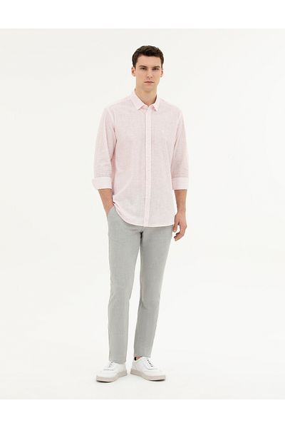 Pierre Cardin MEN'S CHINOS SLIM FIT LINEN PANT - PIERRE CARDIN G021SZ078.000.1844121 ROSTAN