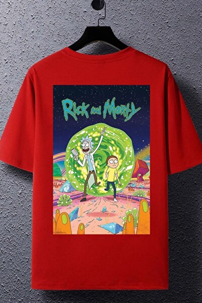 trendypassion Unisex Rick And Morty Baskılı T-shirt