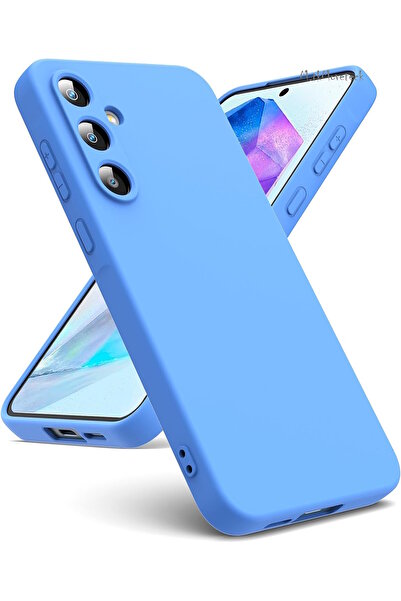 m.tk moveteck Samsung Galaxy A35 Kılıf Lansman Kamera Korumalı içi Kadife Yum...