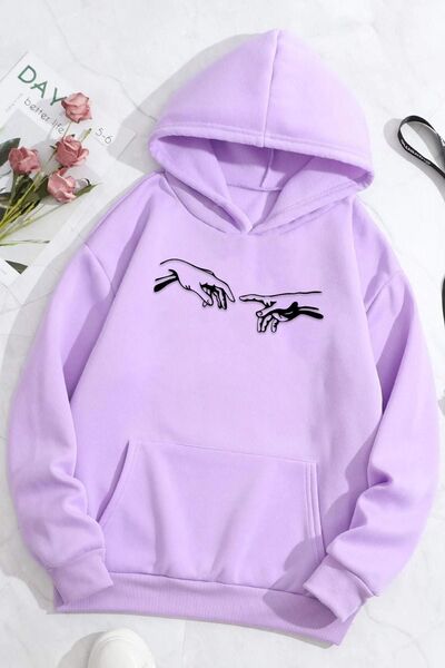 trendypassion Φούτερ με στάμπα Michelangelo Unisex