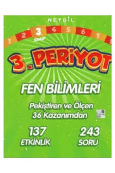Netbil Yayıncılık Netbil Yayınları 3.sınıf Periyot Fen Bilimleri