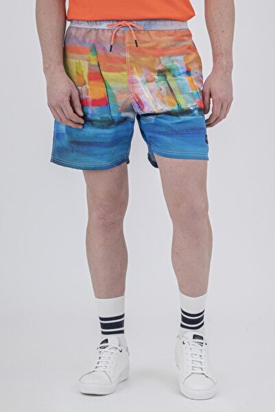 PAUL&SHARK Printed Men's Swim Shorts