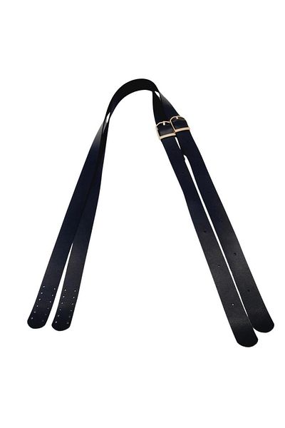 angel çanta aksesuar Angel Bag Accessory Faux Leather Single Buckle Adjustable Double Bag Handle Black Color Light Gold Metal