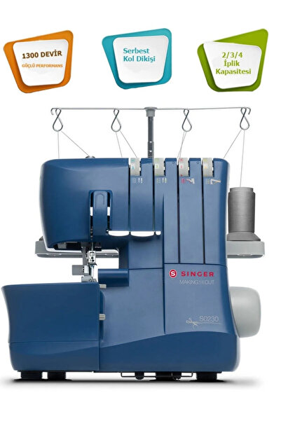 SİNGER Singer M3335 Making The Cut Dikiş Makinesi ve Singer S0235 Making The Cut Overlok Makinesi