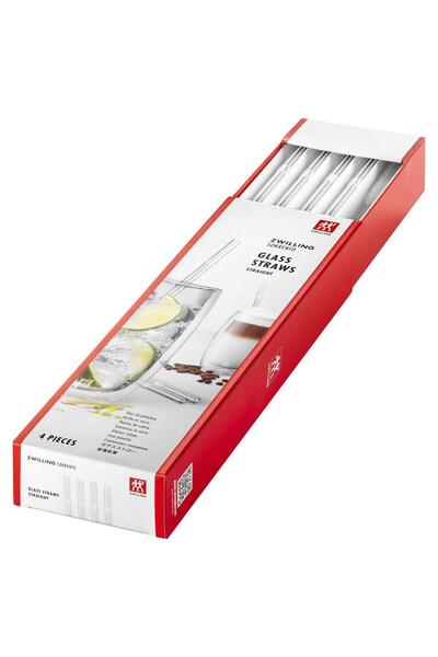 ZWILLING Evrekala Shop Cam Pipet Zwilling Düz Şeffaf Özel İçecek Pipeti -Yetkili Evrekala Shop- Yeni