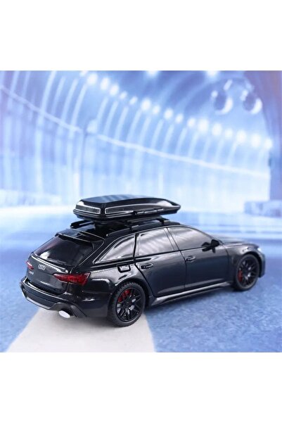 CarStore Audi Rs6 1:32 Metal Maket Araba Siyah Birebir Wagon