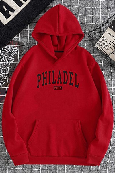 trendypassion سويت شيرت فيلادلفيا مطبوع للجنسين