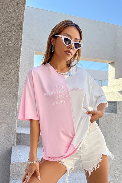 trendypassion Tricou oversize unisex imprimat cu totul