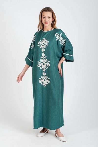 Hatun Atila HatunAtila Μακρύ Κεντημένο Φόρεμα - Κροσέ, 5091