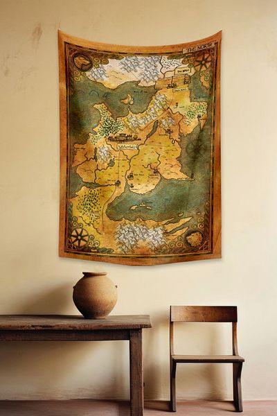 Vagonik Game Of Thrones - The North Map Μοκέτα, Κάλυμμα Duar