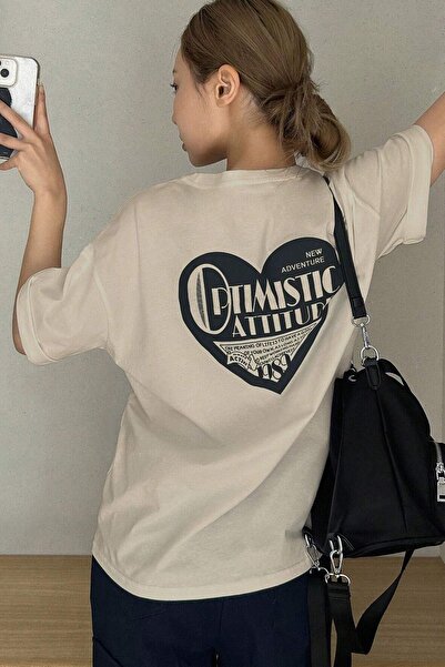 trendypassion Μπλουζάκι Unisex Optimistic Printed Design