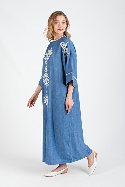 Hatun Atila HatunAtila Крошеталі Сузена Вишита Довга Сукня - 5091