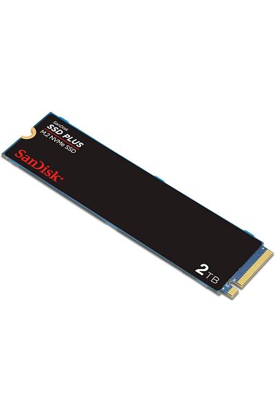 SanDisk SSD PLUS 2TB SDSSDA3N-2T00-G26 NVMe SSD - 3200MB/s, M.2 PCIe Gen 3.0, 2500MB/s