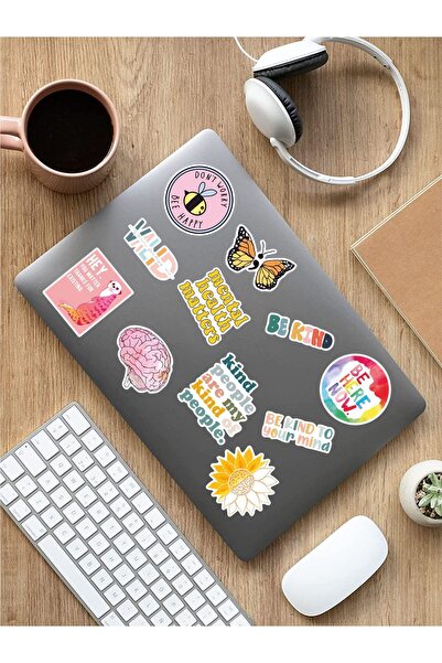 AR Sticker Mental Art Sanat Temalı Laptop Notebook Tablet Sticker Set 1