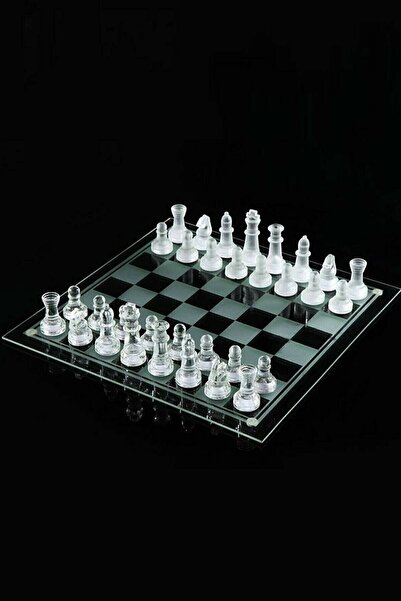 Genel Markalar Cam Satranç Takımı Full Cam Satranç Glass Chess 20*20