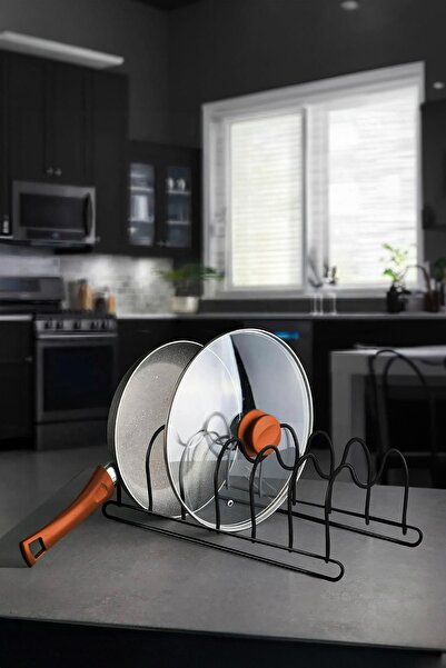 Doreline Black Serisi Tabak Tava ve Tencere Kapağı Düzenleyici