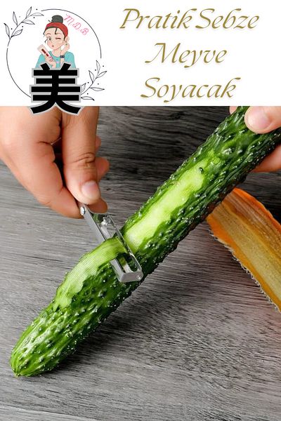 Modo Di Bellezza 1 Piece Practical Professional Fruit and Vegetable Peeler - Julienne Peeler with Movable Head